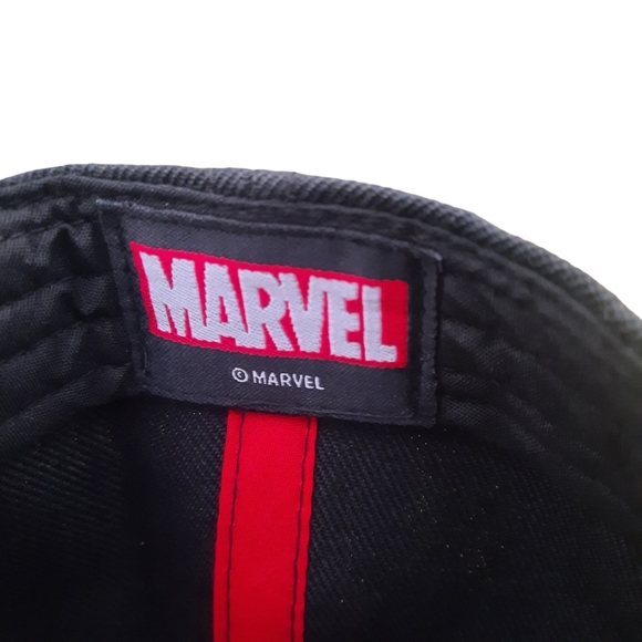 Marvel Superhero Cartoon Kawaii Character Baseball Cap Black Wool Blend 115665 - Picture 13 of 13